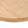 vidaXL Bordplate 140x60x4 cm oval heltre eik