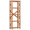 vidaXL Bokhylle 60x30x160 cm heltre akasie med honningfinish