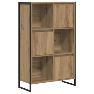 vidaXL Bokskap 68 x 30 x 108.5 cm Konstruert tre Kunstnerisk Eik