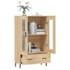 vidaXL Highboard sonoma eik 69,5x31x115 cm konstruert tre
