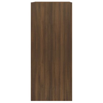 vidaXL Bokhylle/romdeler brun eik 40x30x72 cm