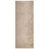 vidaXL Teppe HUARTE kort luv mykt og vaskbart sand 80x200 cm
