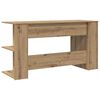 vidaXL Skrivebord Annet artisan eik 140 x 50 x 75 cm Konstruert tre
