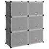 vidaXL Skostativ svart 84,5x31x93,5 cm PP