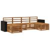 vidaXL Utend&oslash;rs sofa-sett 6 stk. Naturlig