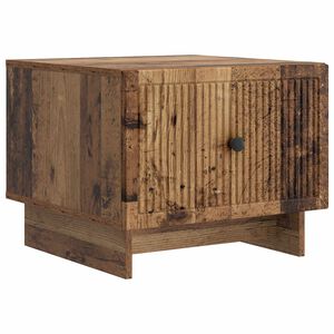 vidaXL Kaffebord med skuff Gammelt tre 49 x 50 x 40 cm Konstruert tre