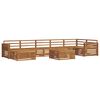 vidaXL Utend&oslash;rs sofa-sett 8 pcs Naturlig