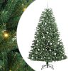 vidaXL Kunstig sammensatt juletre Gr&oslash;nn 210 cm PVC og metall