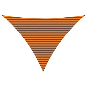vidaXL Solskygge seil Oransje og Brunt 5 x 5 x 6 m