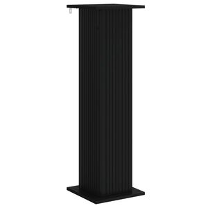 vidaXL Planteholder Svart 30,5 x 30 x 100,5 cm Konstruert tre