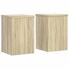 vidaXL Plantestativer 2 stk sonoma eik 25x25x35 cm konstruert tre