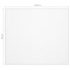vidaXL Bordbeskytter gjennomsiktig 100x90 cm 1,6 mm PVC