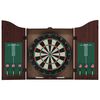 vidaXL Profesjonell dartskive sisal med skap og 6 darts