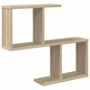 vidaXL Vegghylle Sonoma eik 60 x 12 x 50,5 cm Konstruert tre