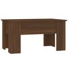 vidaXL Salongbord brun eik 79x49x41 cm konstruert tre