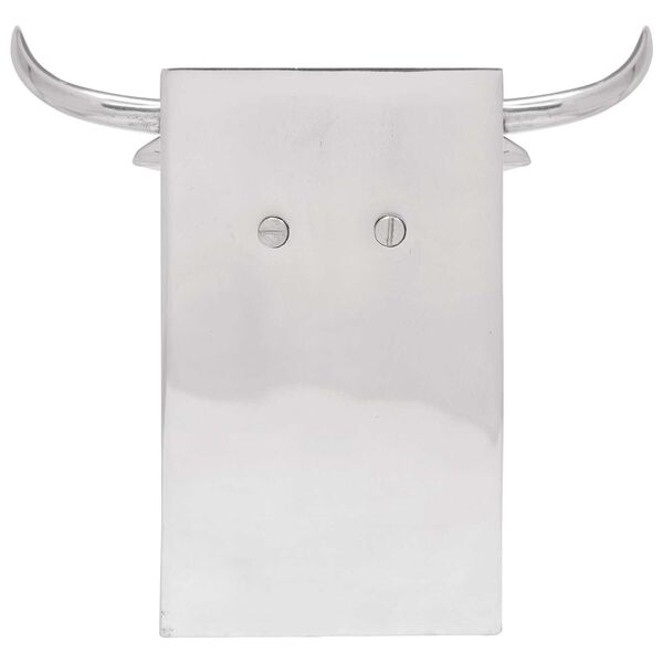 vidaXL Bokst&oslash;tter 2 pcs s&oslash;lv 21,5 x 15,5 x 20 cm Aluminium