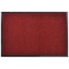 vidaXL D&oslash;rmatte r&oslash;d 90 x 150 cm PVC