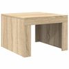 vidaXL Salongbord sonoma eik 50x50x35 cm konstruert tre
