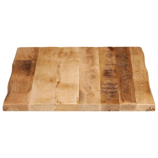 vidaXL Bordplate naturlig kant 70x60x2,5 cm grovt heltre mangotre