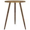 vidaXL Bistrobord m&oslash;rkebrun &Oslash;60x76 cm MDF og jern
