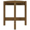 vidaXL Salongbord honningbrun Ø 42,5x45 cm heltre furu