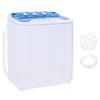 vidaXL Minivaskemaskin tvillingkar 5,6 kg