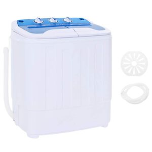 vidaXL Minivaskemaskin tvillingkar 5,6 kg
