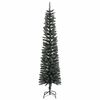 vidaXL Kunstig juletre med 300 LED gr&oslash;nn 210 cm PVC og plast og st&aring;l