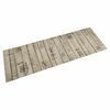 vidaXL Kj&oslash;kkenteppe vaskbar Fence 45x150 cm fl&oslash;yel