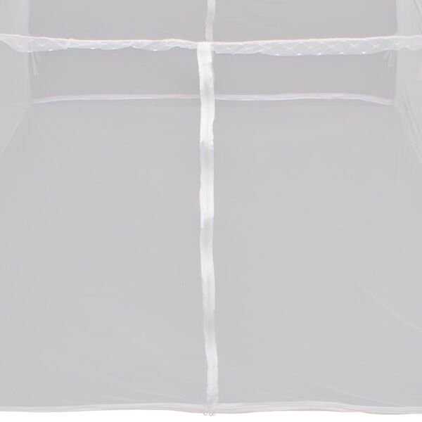 vidaXL Campingtelt 200x120x130 cm glassfiber hvit