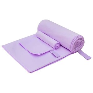 vidaXL Sports h&aring;ndklesett 2 stk. Lilla 50 x 30 cm, 200 x 100 cm
