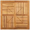 vidaXL Hagebord 110x110x75 cm heltre akasie