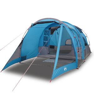 vidaXL Tunneltelt for camping 4 personer bl&aring; vanntett