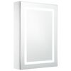 vidaXL LED-speilskap til bad 50x13x70 cm