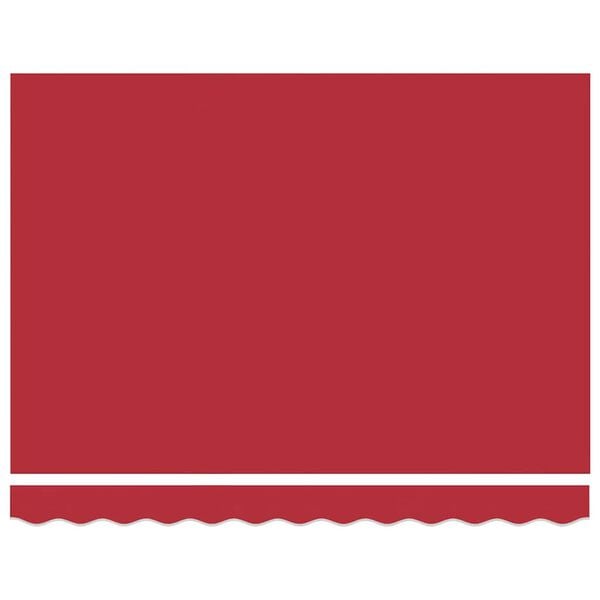 vidaXL Innvendbar Markise Rød 350x250 cm stoff