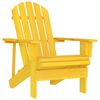vidaXL Adirondack hagestol heltre gran gul