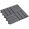 vidaXL Terrasseflis 10 pcs Gr&aring; 30 x 30 cm Acacia Hardtre
