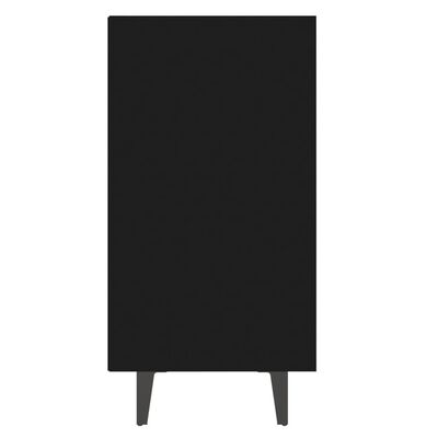vidaXL Skjenk svart 103,5x35x70 cm sponplate