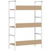 vidaXL Bokhylle 3 lag eik 60x27,6x90,5 cm konstruert tre