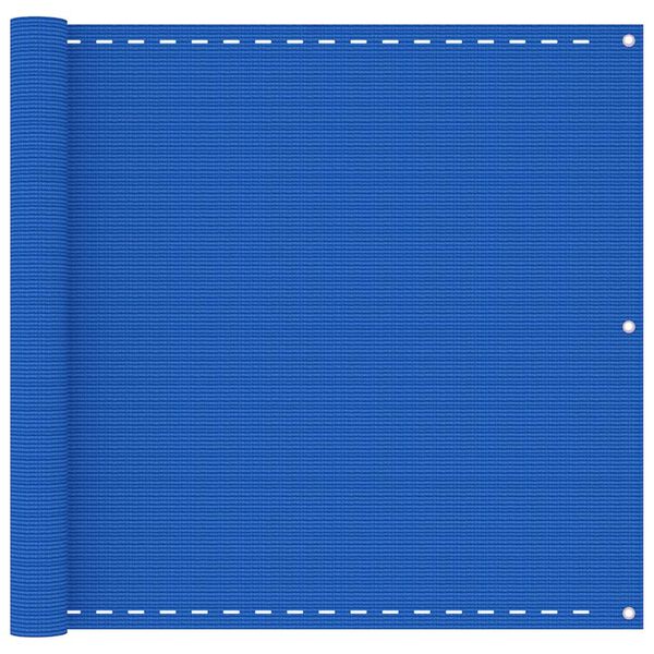 vidaXL Balkongskjerm bl&aring; 90x300 cm HDPE