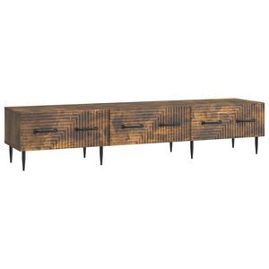 vidaXL TV-skap med skuff R&oslash;kt Eik 147 x 34,5 x 30 cm Konstruert tre