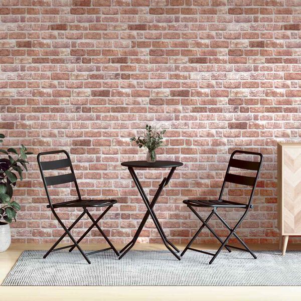 vidaXL 3D-veggpaneler 10 stk brun 100x50 cm EPS