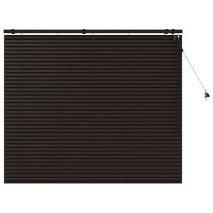 vidaXL Venetiansk persienne M&oslash;rk brun 155 x 130 cm 35 mm
