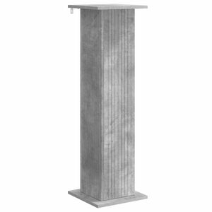 vidaXL Planteholder Betonggr&aring; 30,5 x 30 x 100,5 cm Konstruert tre