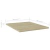 vidaXL Hylleplater 8 stk sonoma eik 40x50x1,5 cm sponplate