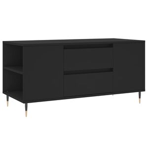 vidaXL Salongbord svart 102x44,5x50 cm konstruert tre