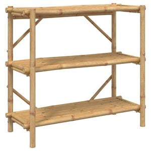 vidaXL Hylle 3 etasjer 100x40x90 cm bambus