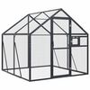 vidaXL Fuglehus antrasitt 1,79x2x1,85 m aluminium