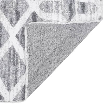 vidaXL Teppeløper trykk vaskbar sammenleggbar 80x200 cm polyester