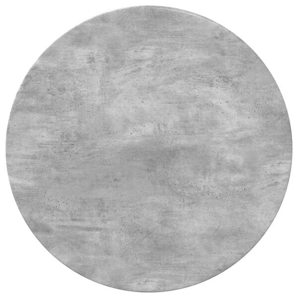 vidaXL Bordplate Betonggr&aring; 70 x 70 x 1,5 cm Konstruert tre